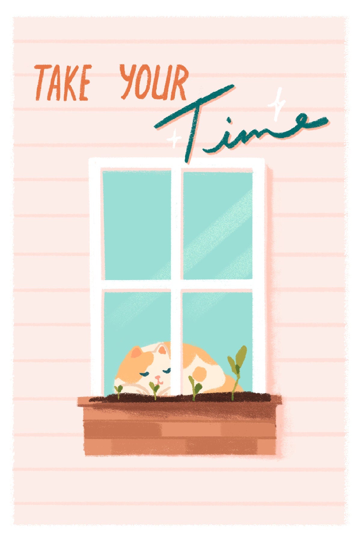 Take Your Time | Postcard Print
