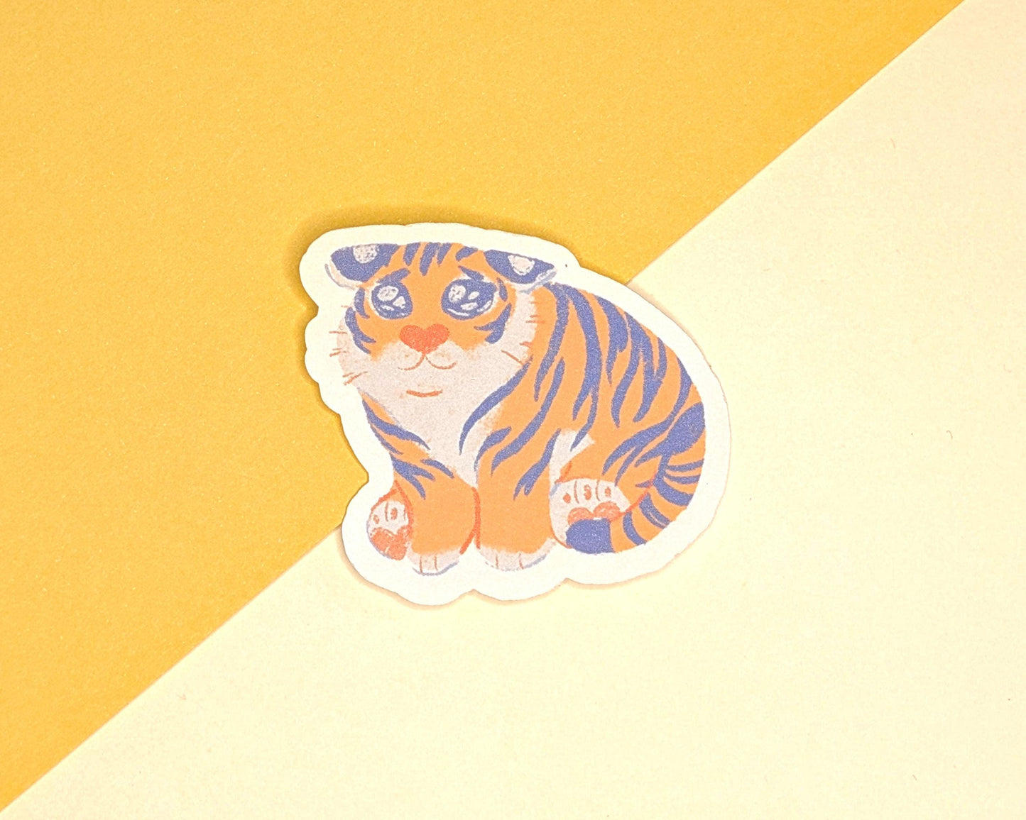 Sad Tiger Sticker