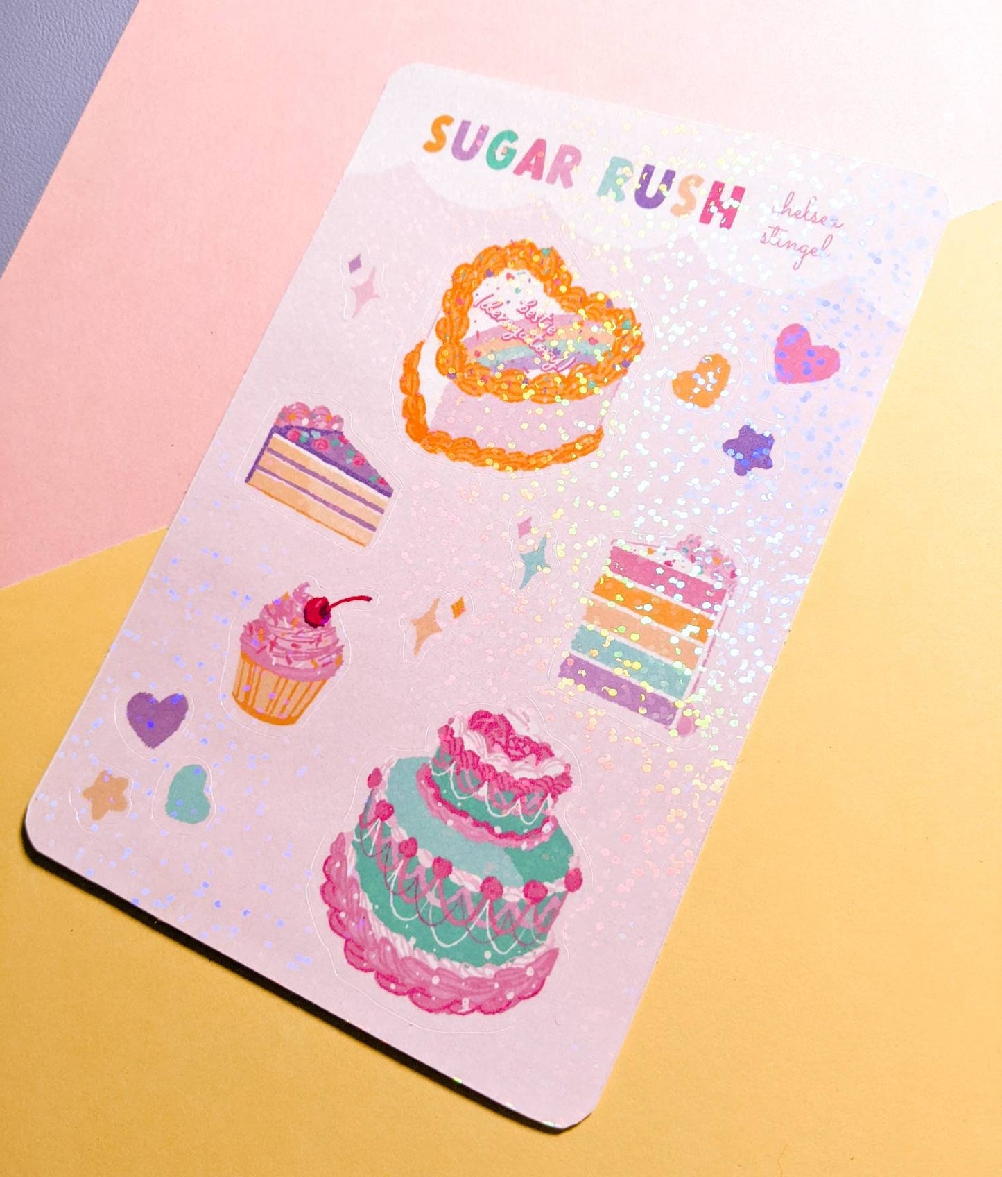 Sugar Rush | Cake Themed Sticker Sheet