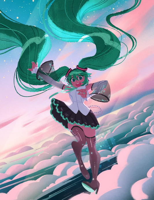 Hatsune Miku | Never Ender | Vocaloid | Poster Print