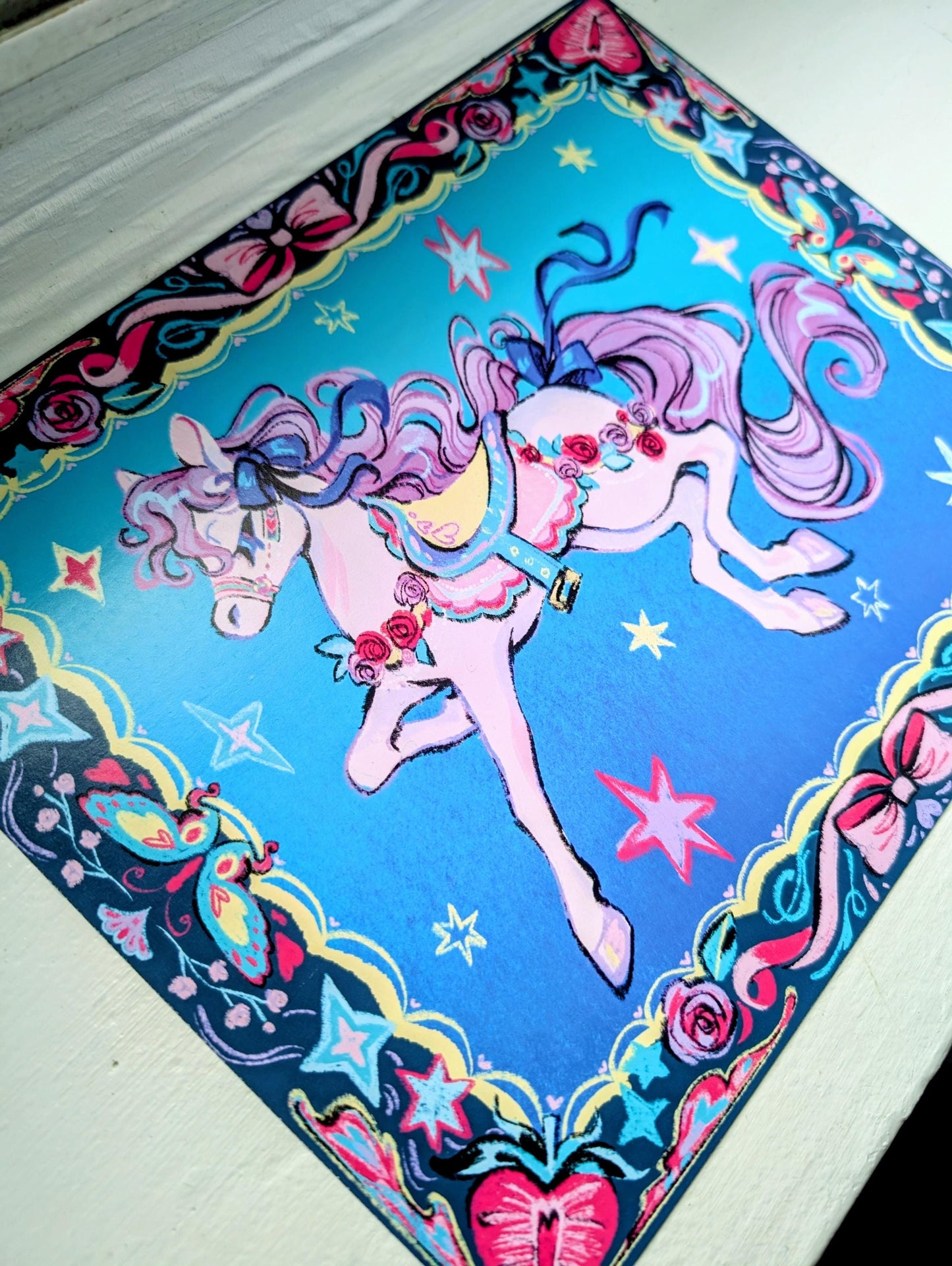 Carousel Horse | Poster Print | Cute Art Print