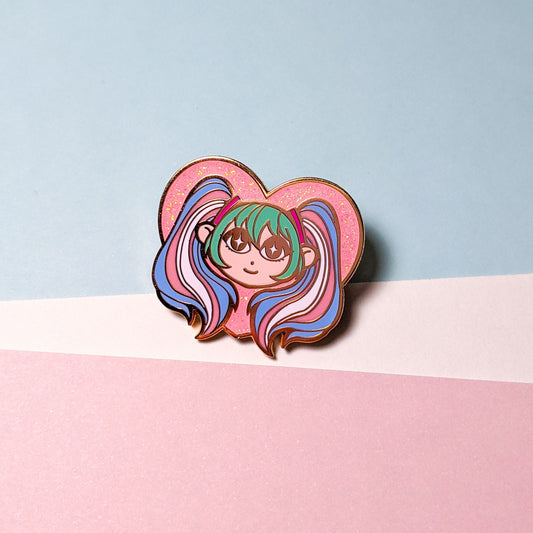 Miku Loves You | Trans Pride | Enamel Pin
