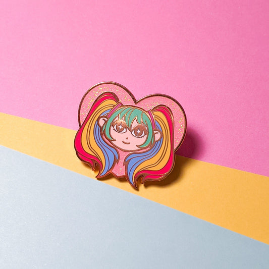 Miku Loves You | Pan Pride | Enamel Pin