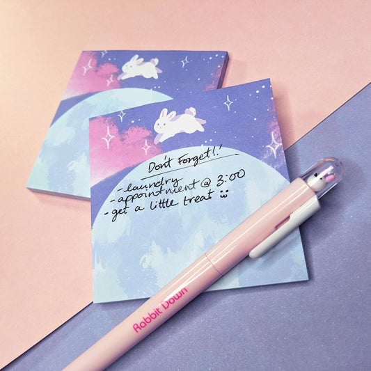 Moon Bunny | Cute Sticky Notes