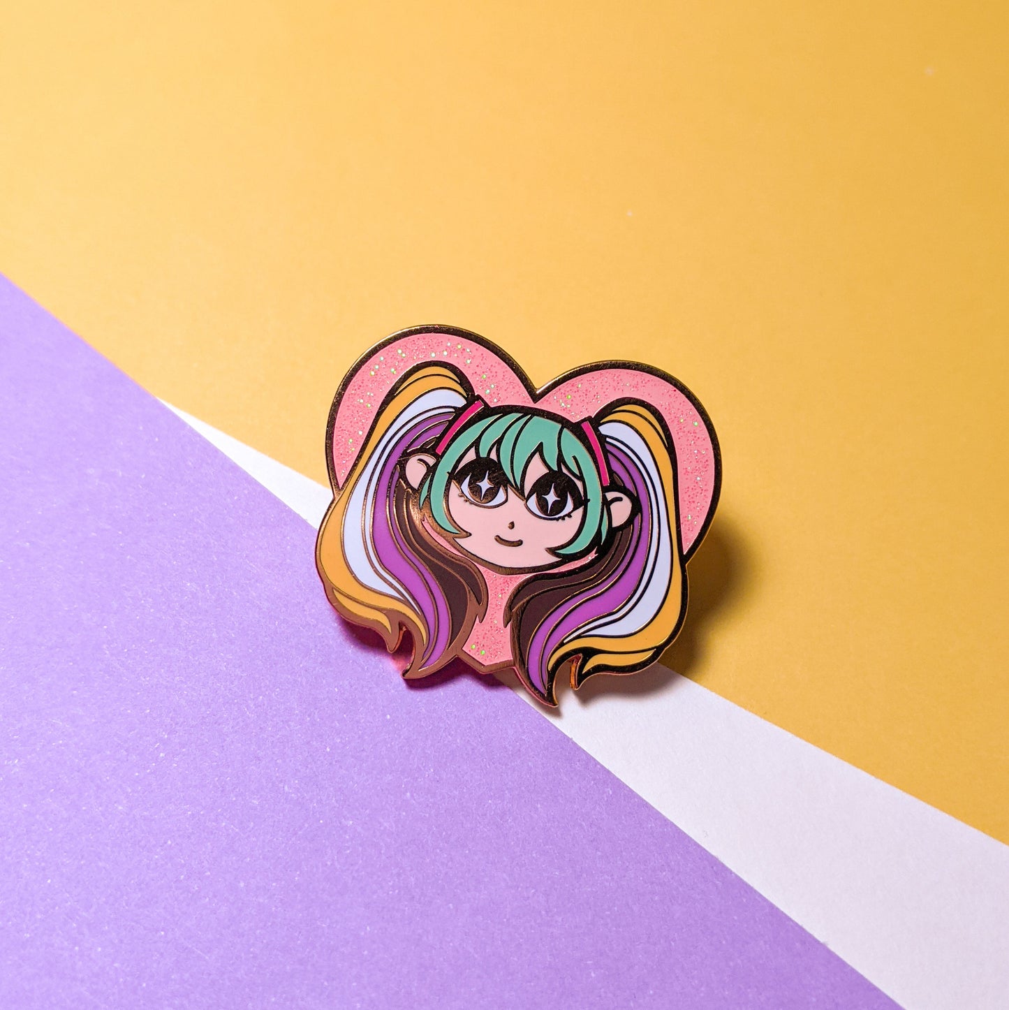Miku Loves You | Nonbinary Pride | Enamel Pin