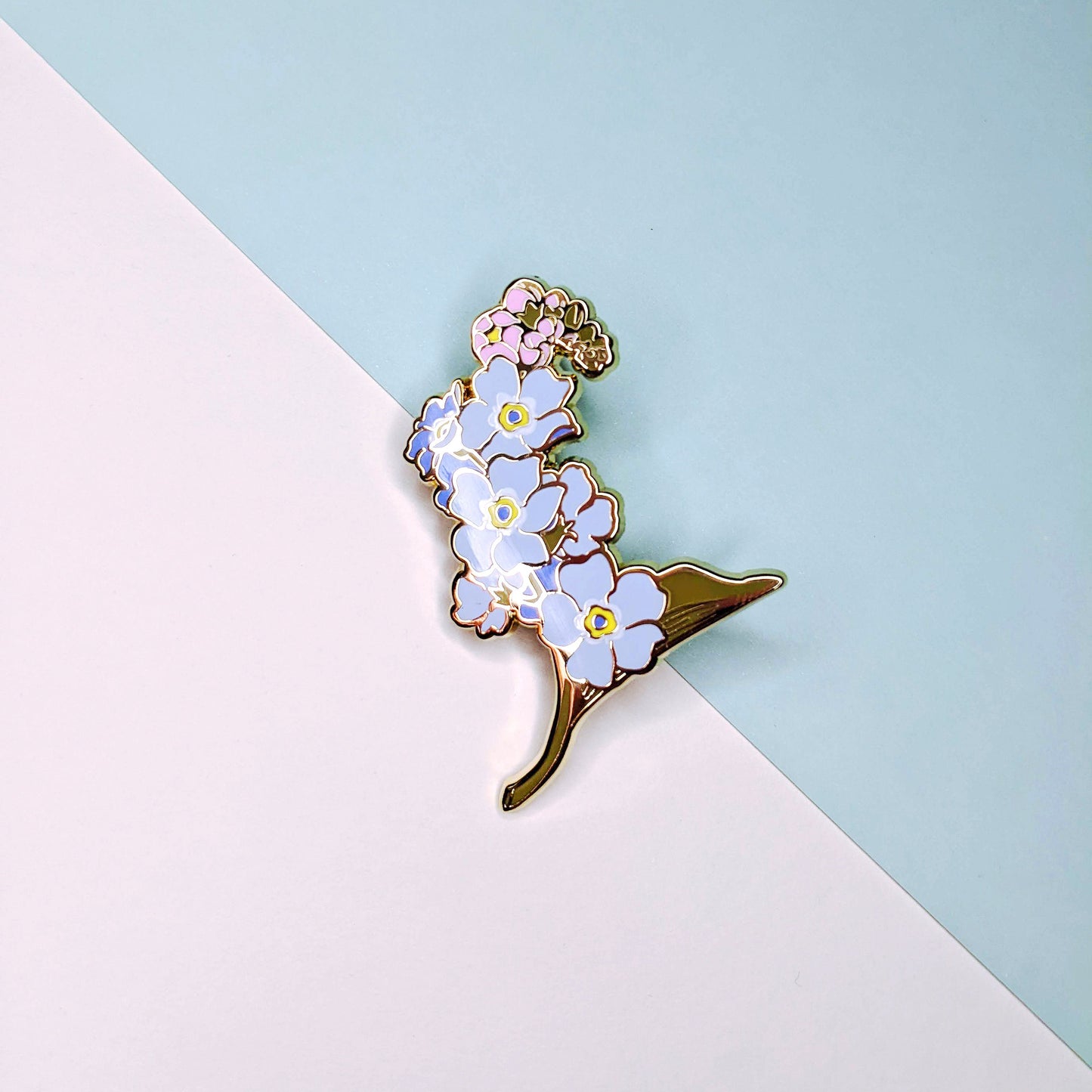 Spring Florals | Large Gold Hard Enamel Pins